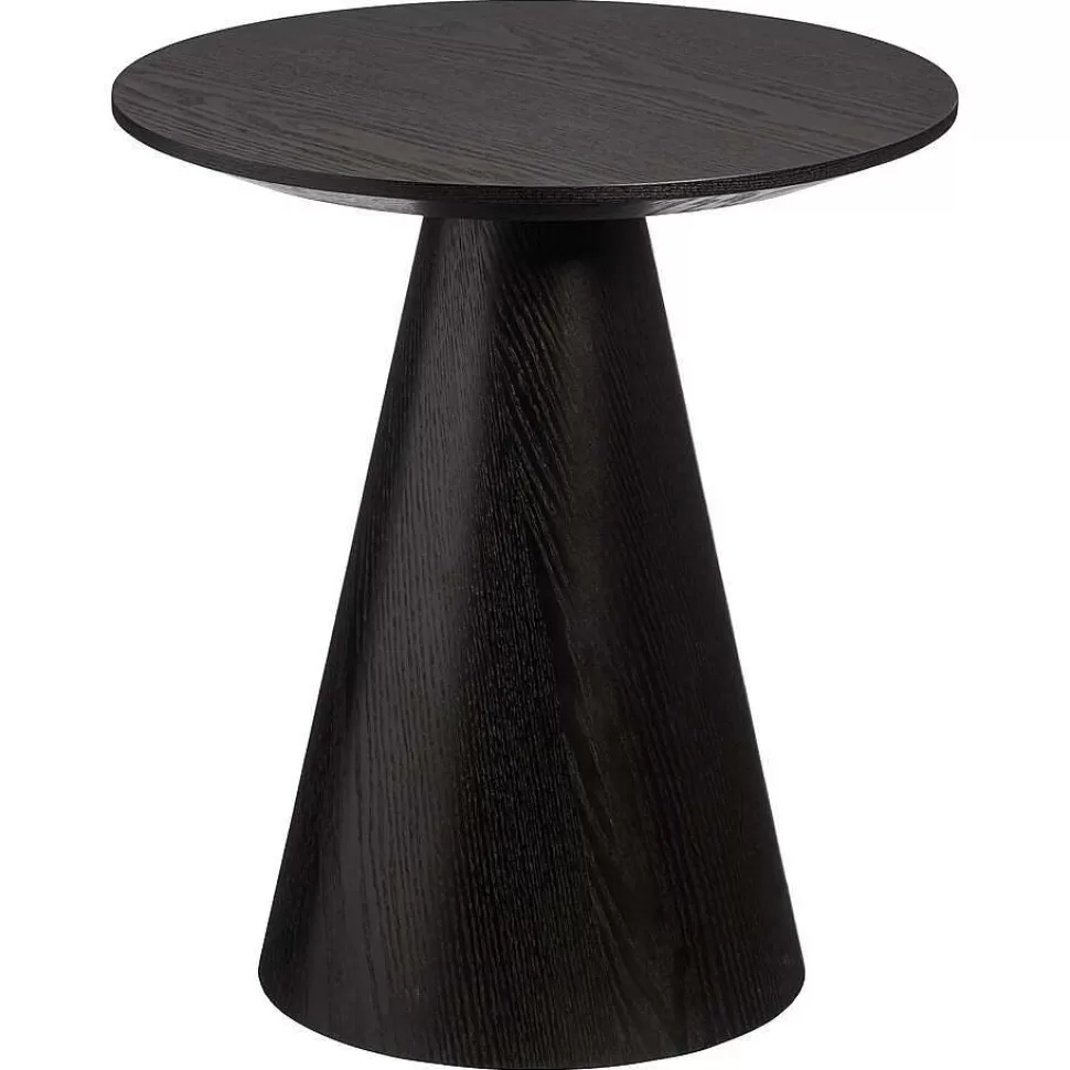 kwantum Bijzettafel Cone Zwart 45Cm