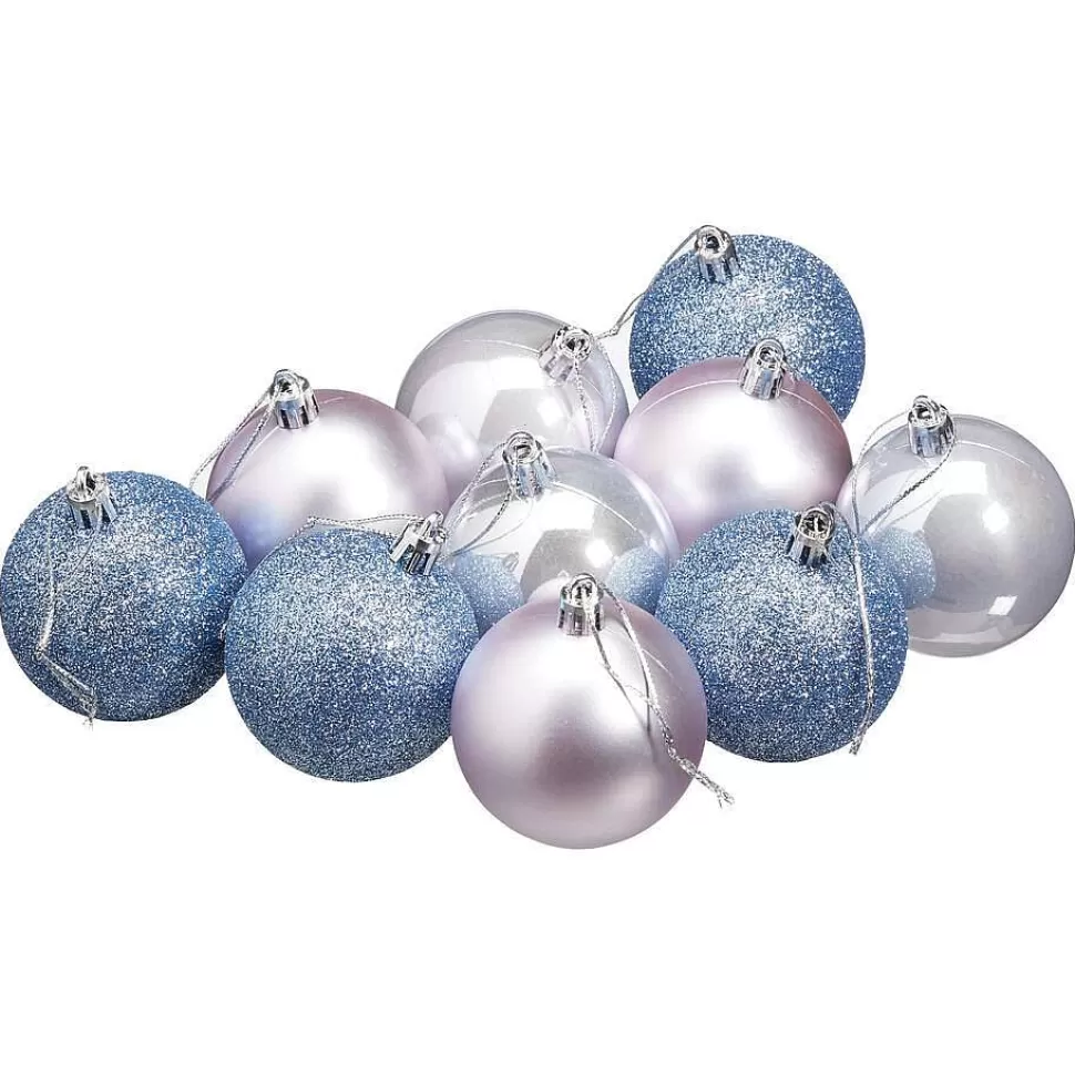 kwantum Kerstballen Lila - 10 Stuks