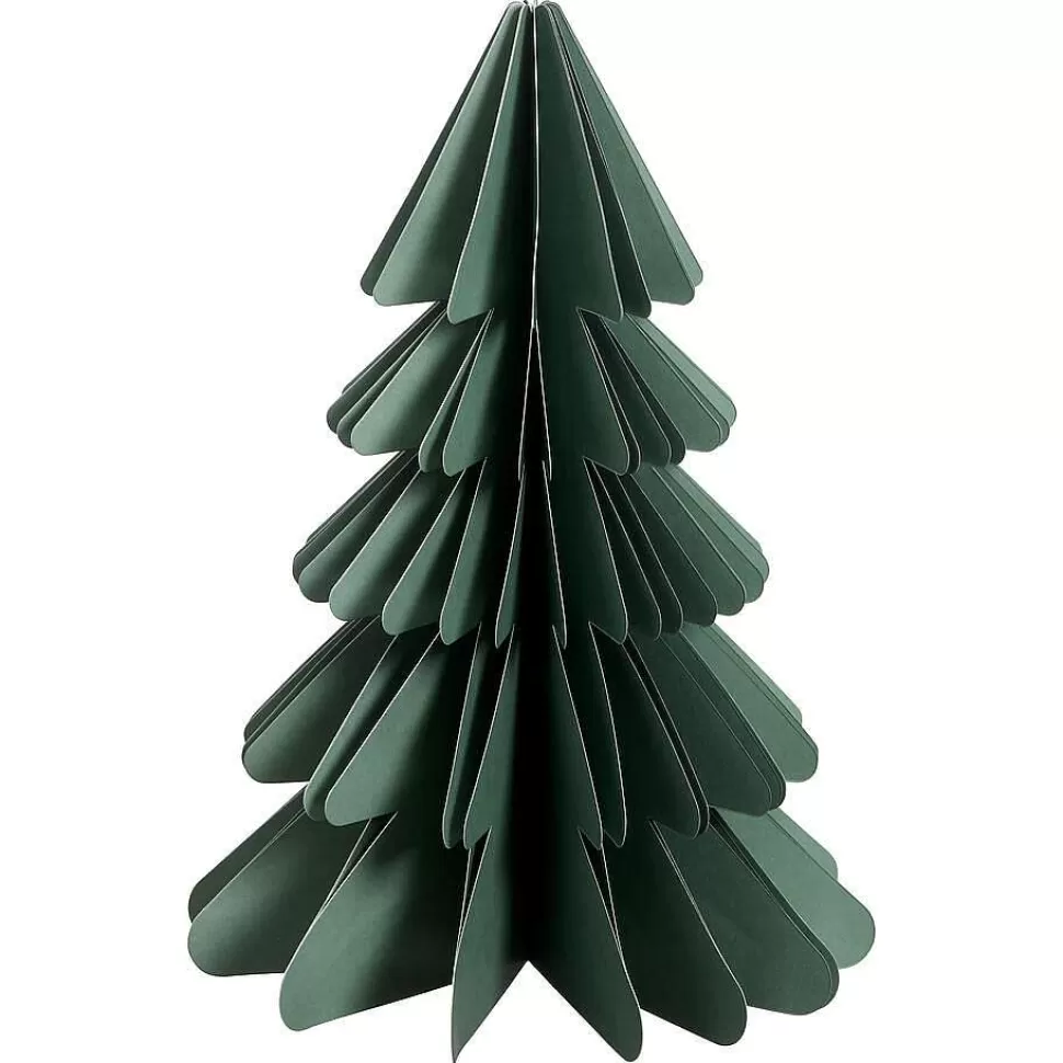 kwantum Kerstboom Papier Donkergroen