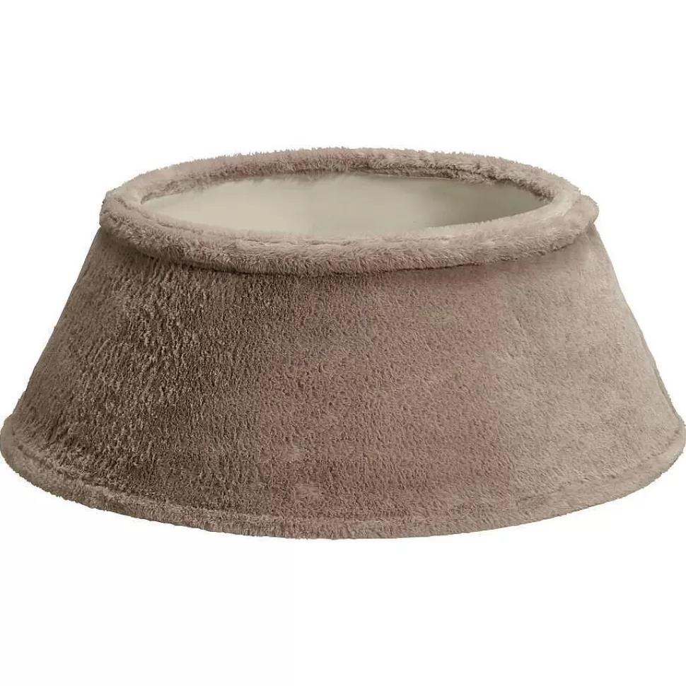 kwantum Kerstboomrok Pluche Taupe