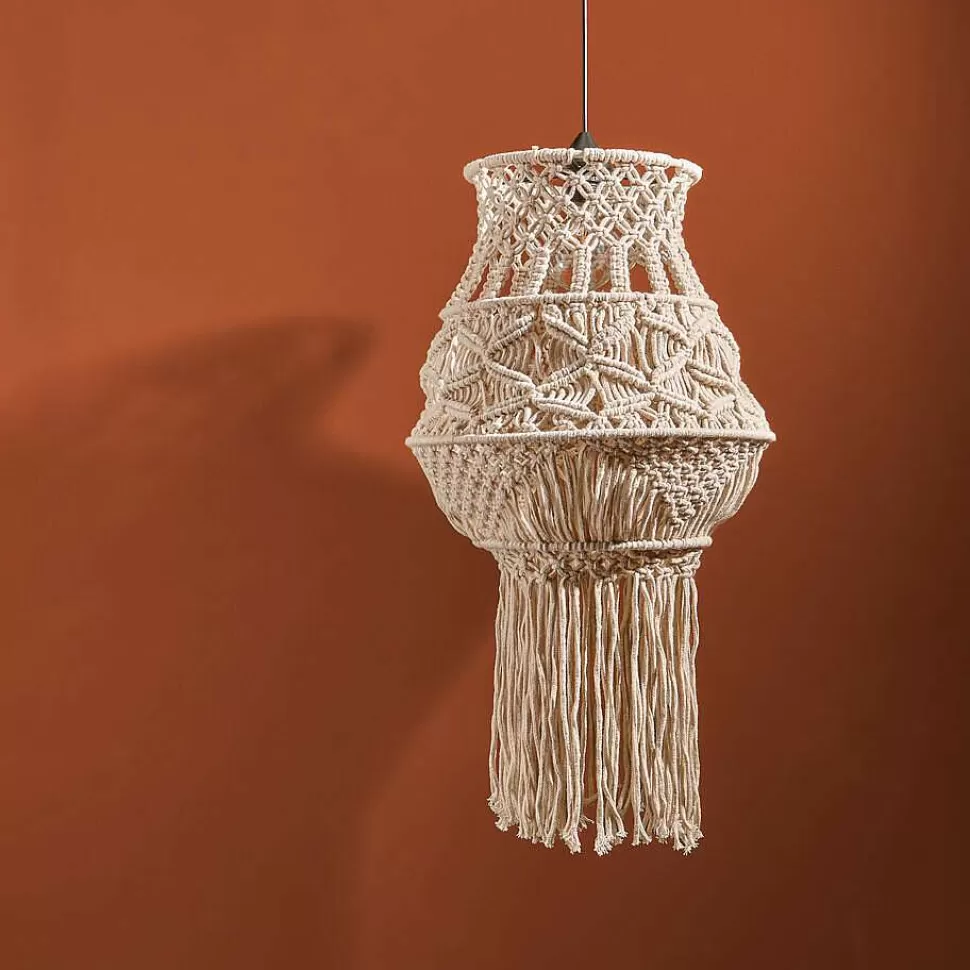 kwantum Lampenkap Macrame Naturel