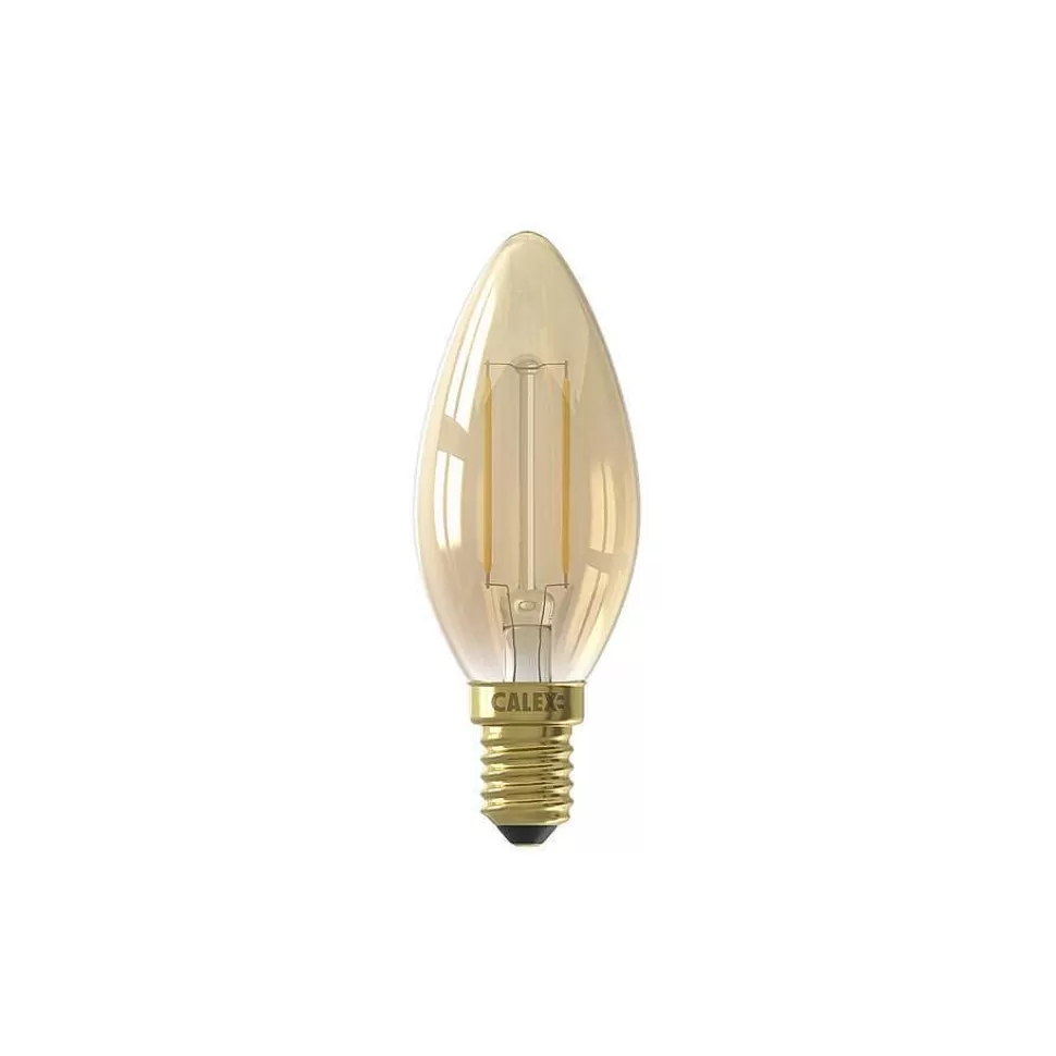 Calex Led-Kaarslamp E14 2W Goud