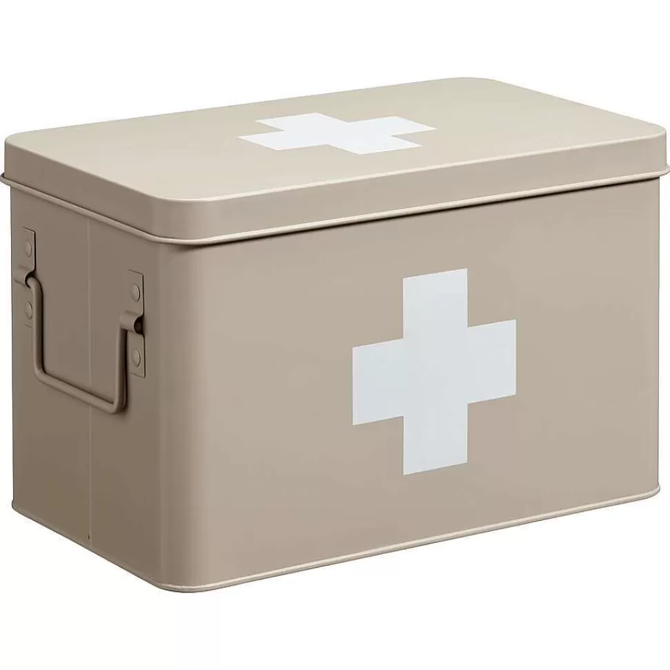 kwantum Medicijnbox Groot Taupe