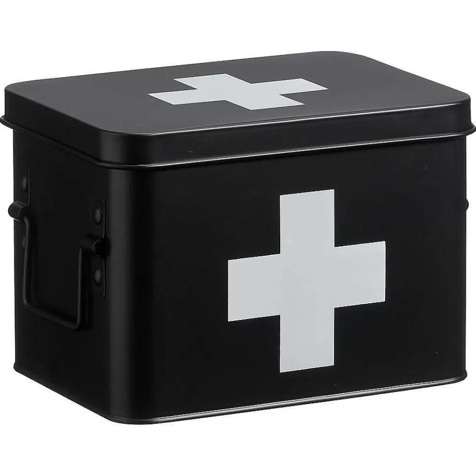 kwantum Medicijnbox Zwart 15,5X21,5X15,5 Cm