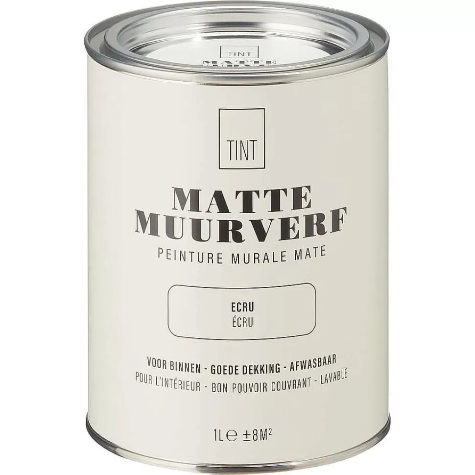 kwantum Muurverf Mat Ecru - 1 L