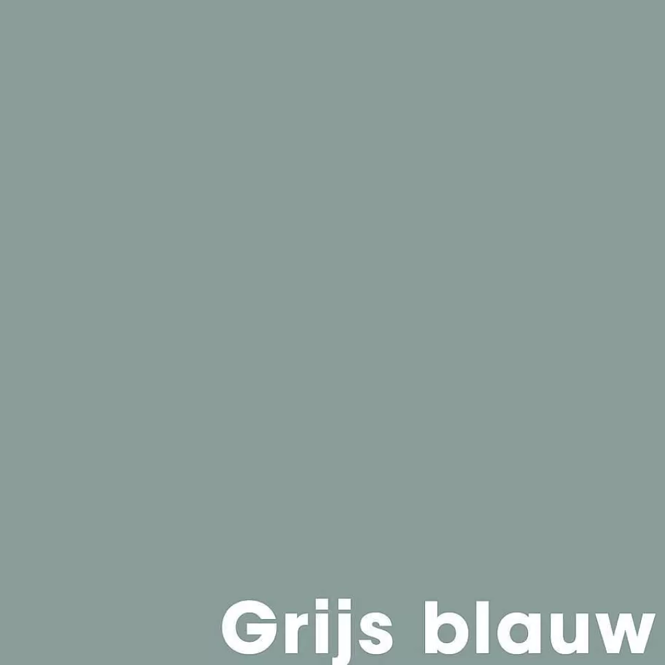 kwantum Muurverf Mat Grijs Blauw - 1 L