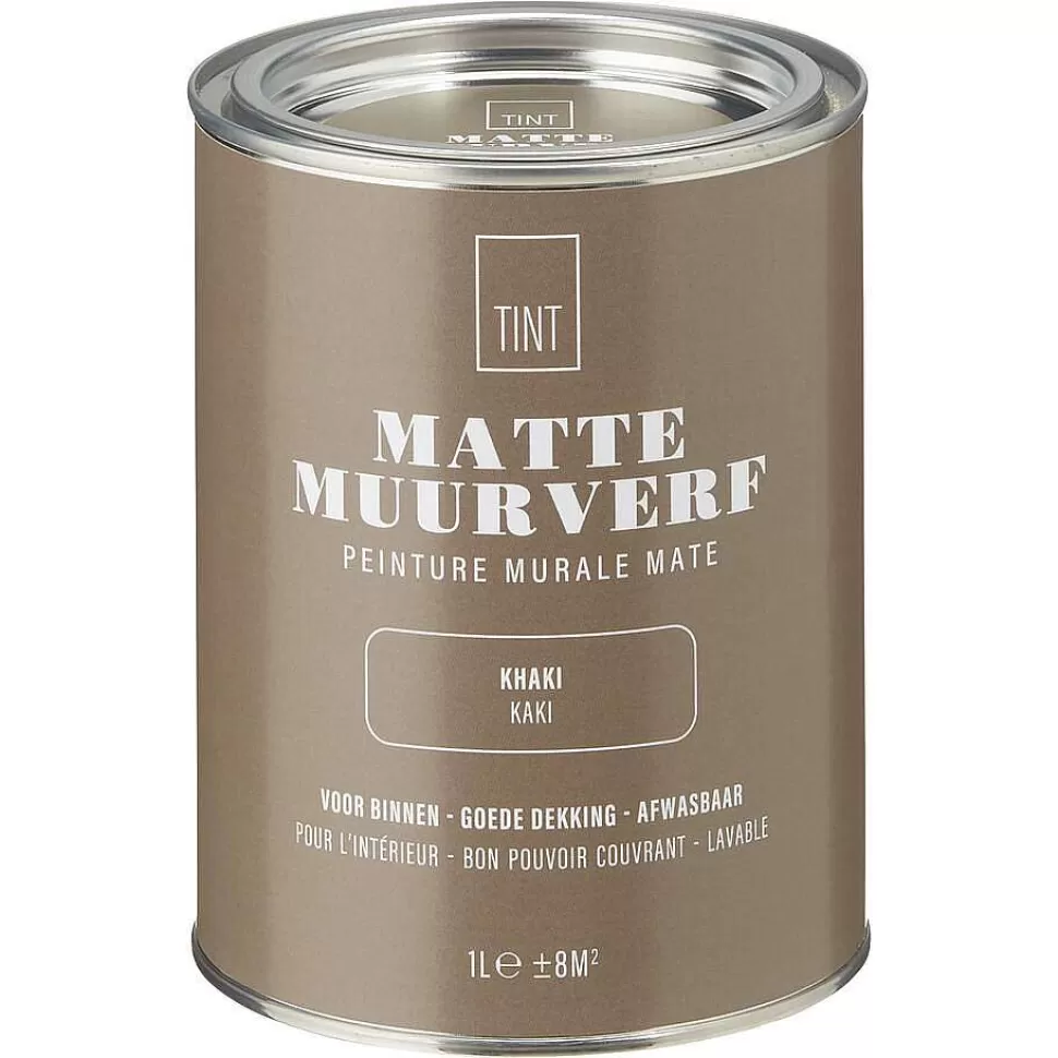 kwantum Muurverf Mat Khaki - 1 L