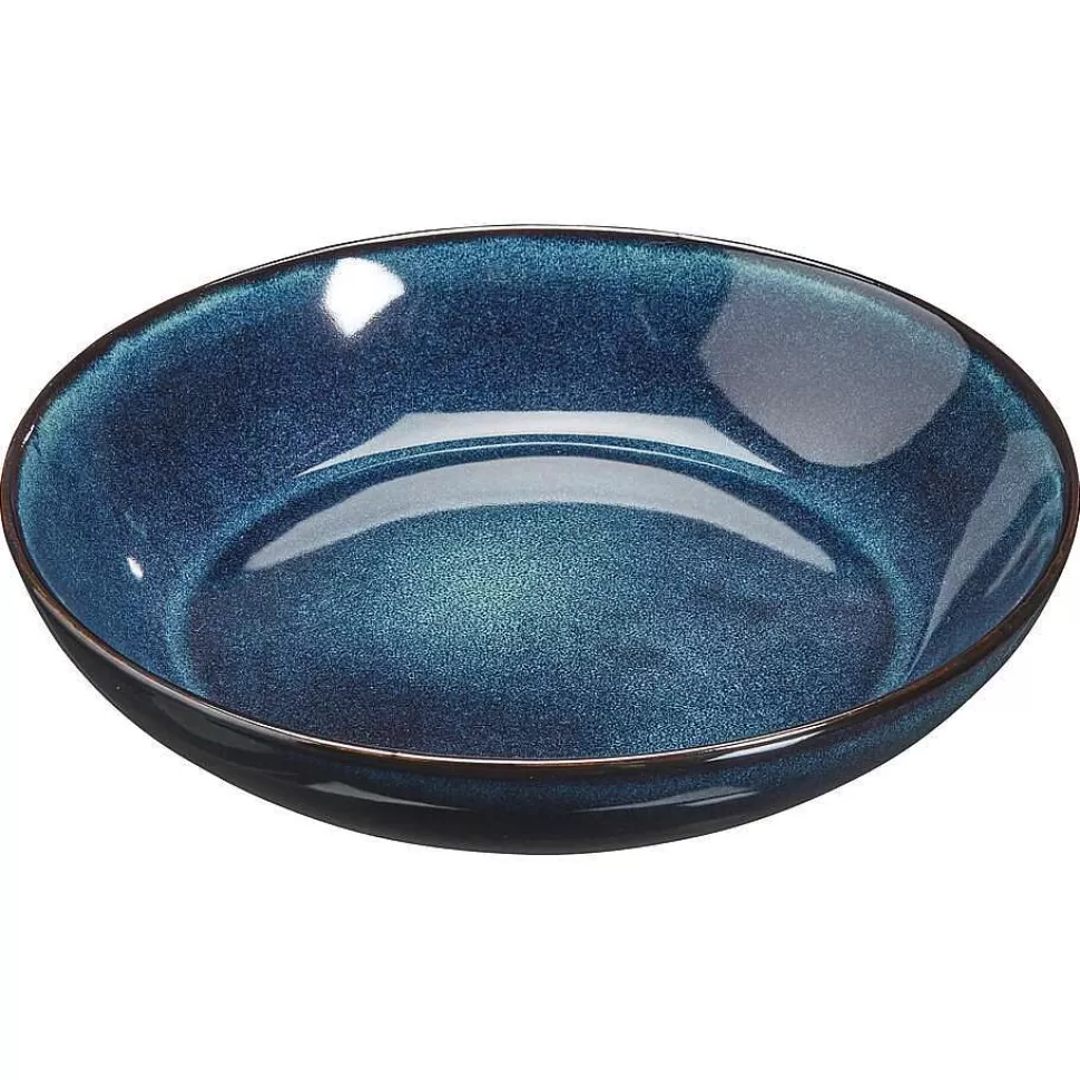 kwantum Pastabord Glaze Blauw - 23Cm