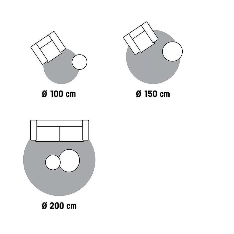 kwantum Vloerkleed Solis Naturel - O 100 Cm