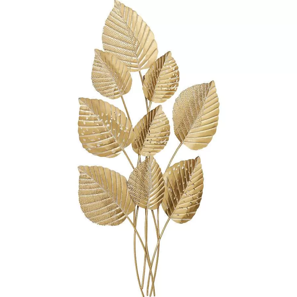 kwantum Wanddecoratie Leaf Goud