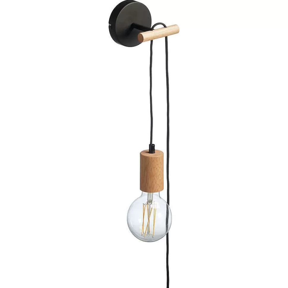 kwantum Wandlamp Cura Zwart