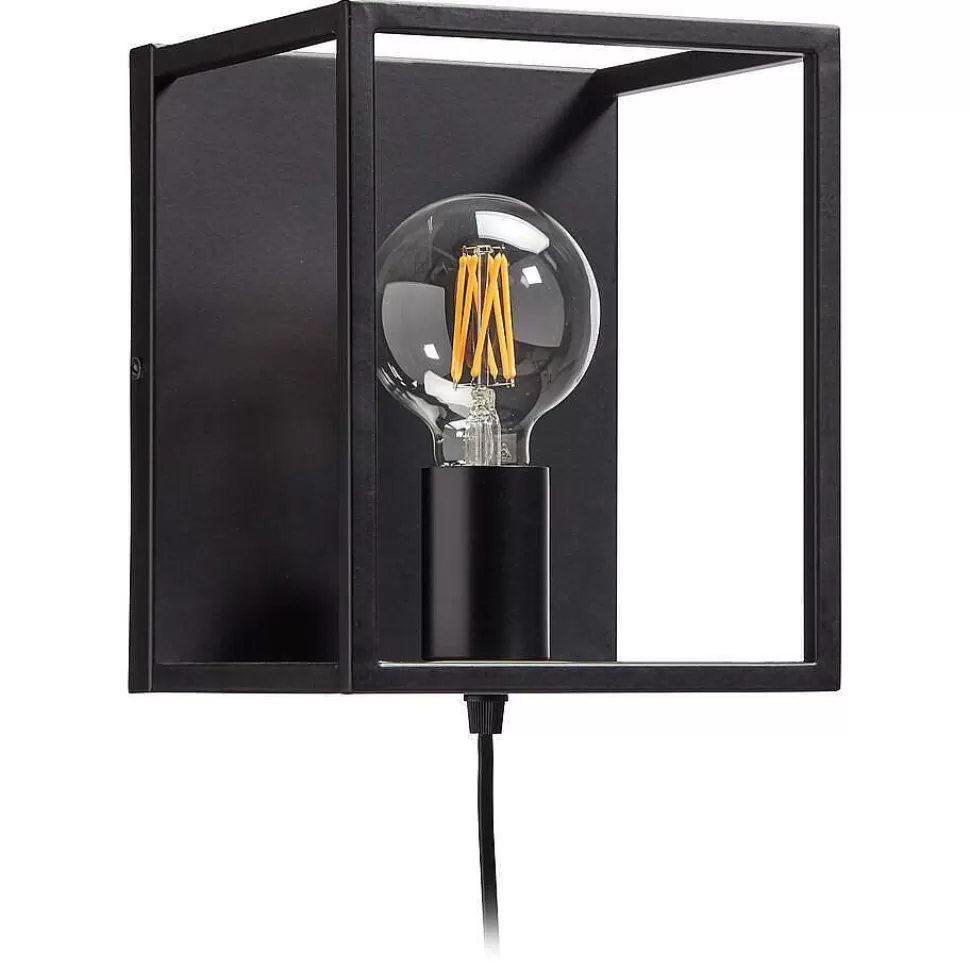 kwantum Wandlamp Roma Zwart